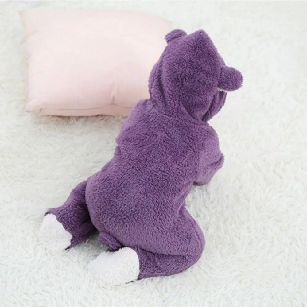 Nouveau-né bébé barboteuses hiver chaud polaire Bebe garçons fille Costume infantile filles vêtements Animal ensemble bébé combinaisons tenue de noël