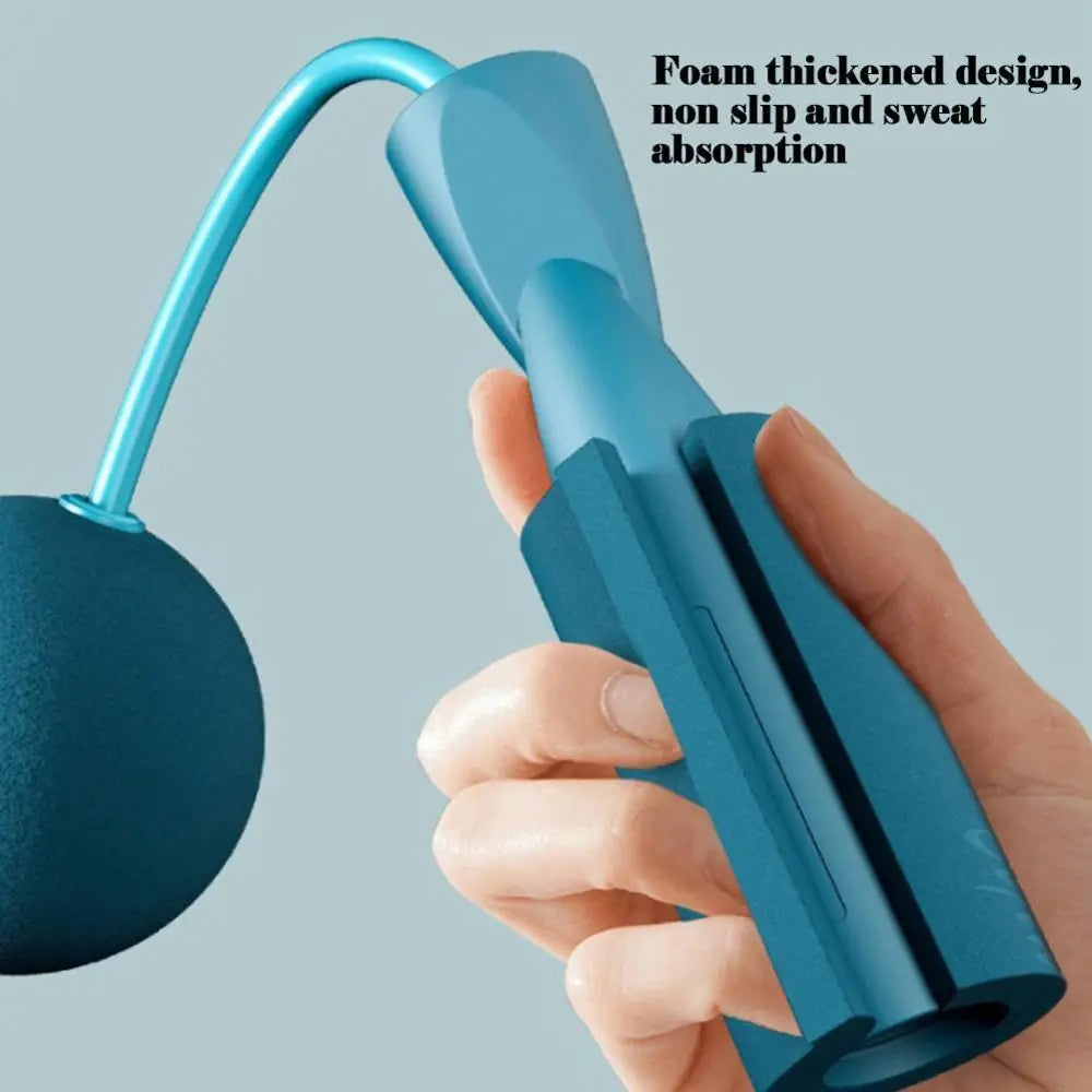 Avec balle lourde corde à sauter sans fil Yoga boxe sport et Fitness entraînement aérobic corde à sauter rapide Portable pour femme, homme