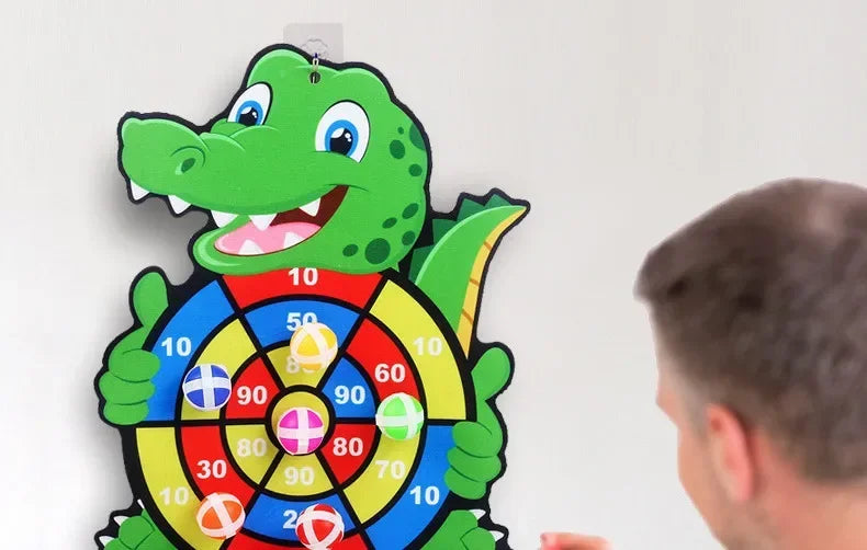 Jeux éducatifs jeu de fléchettes enfants jouet Stickey balle fléchette Sports d'intérieur enfant jeux Montessori pour enfants cadeaux bébé jouets