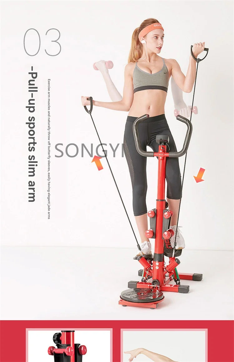 Mise à niveau de la plate-forme amincissante des jambes pour adelgazar le ventre, Machine amincissante gauche et droite pour femmes, pédale d'alpinisme sportive, Fitness Eq