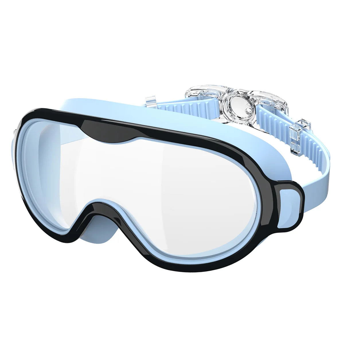 Lunettes de natation pour enfants, grand cadre, sans fuite, étanche, vue large, Vision claire, Anti-buée, Anti-UV, réglable rapide, pour enfants de 3 à 15 ans