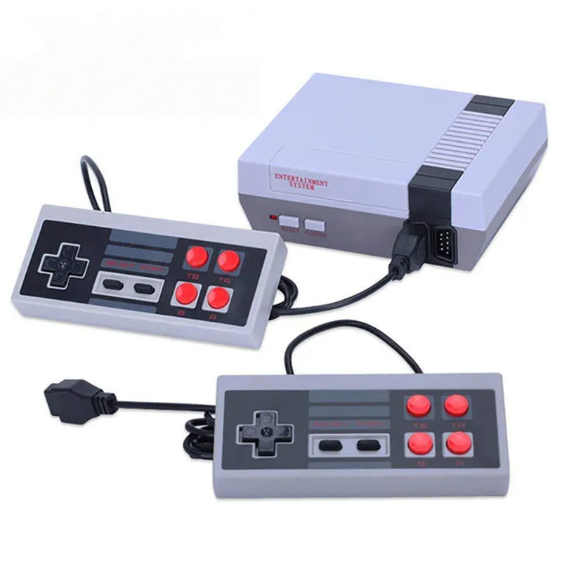 Retro game console, Mini classic video game system, 620 built-in AV games, 8-bit NES FC TV console, gift for adults and children