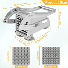 Stainless Steel Manual Potato Cutter, French Fry Slicer, Chip Maker, Meat Grinder, Cutting Machine, Tools, 1 piece
