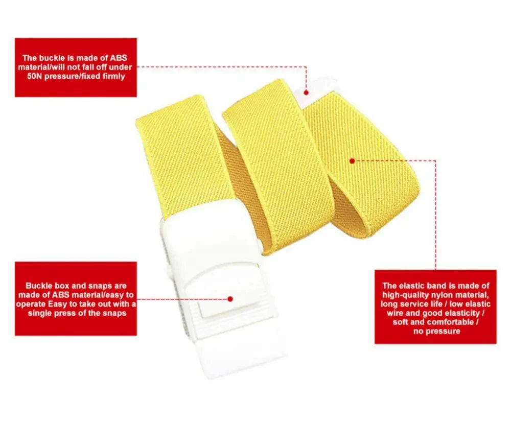 Garrot de verrouillage d'urgence pour soins infirmiers, kit de sauvetage médical, premiers soins, boucle de porte revoltée, kit de survie de camping en plein air