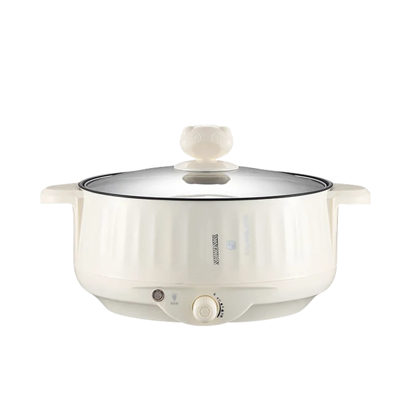 Cuiseurs électriques multifonctions simple/Double couche 1-2 personnes poêle antiadhésive domestique marmite cuiseur à riz appareils de cuisson