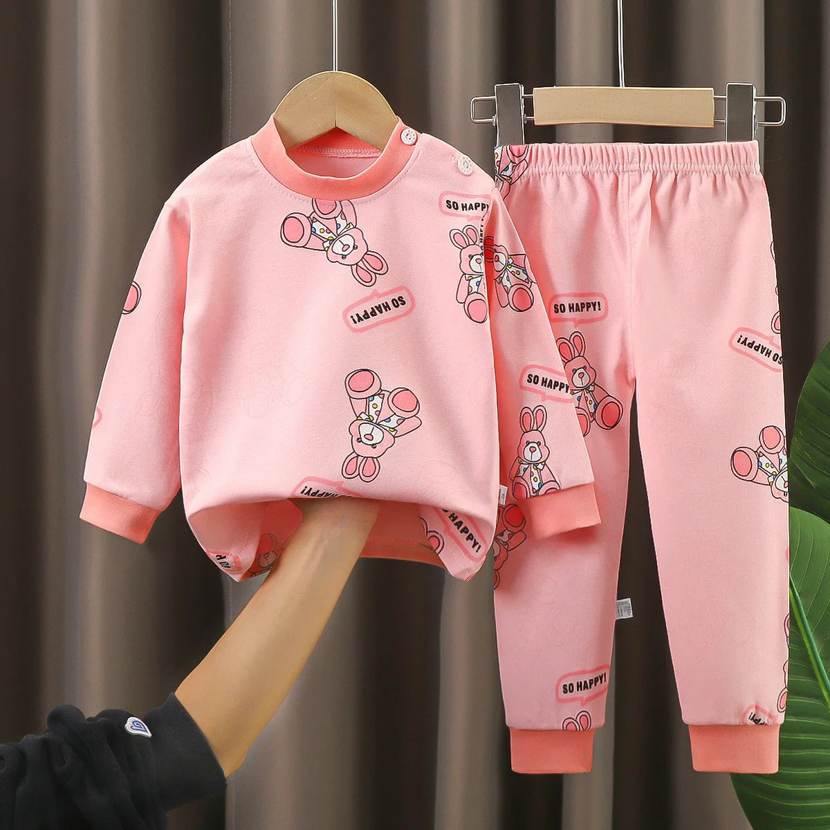 Vêtements pour enfants ensembles pour enfants vêtements pour enfants garçons filles coton automne hiver vêtements pantalons vêtements de nuit sous-vêtements