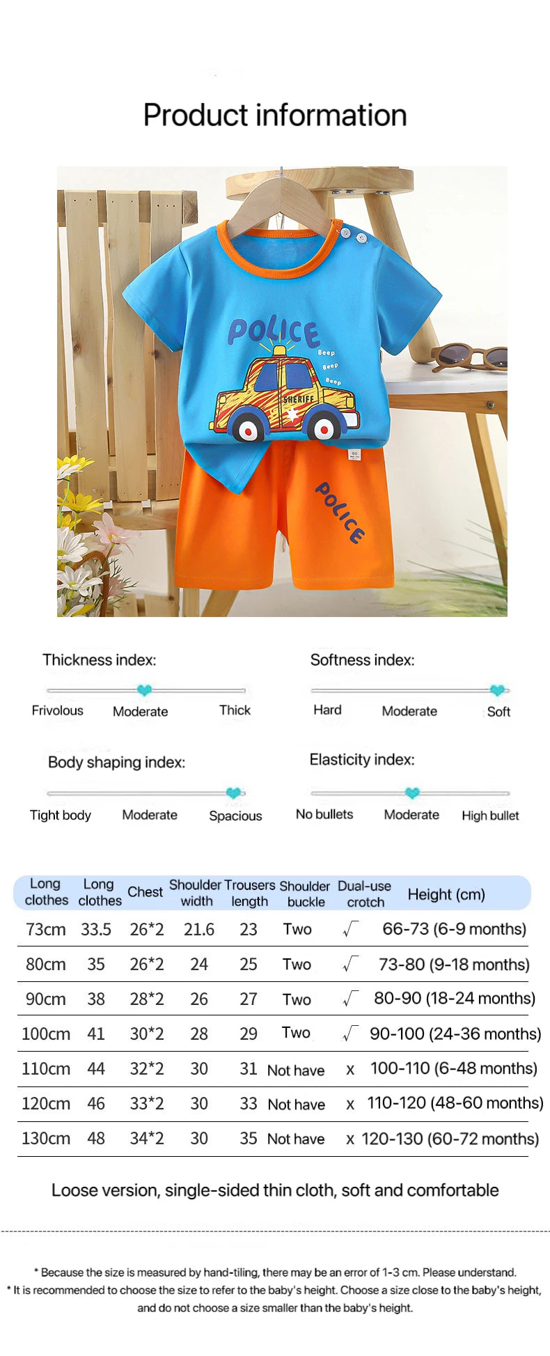1 ensemble de vêtements d'été en pur coton pour enfants, costumes à manches courtes, à la mode, T-Shirts + Shorts pour garçons et filles, tenues pour enfants