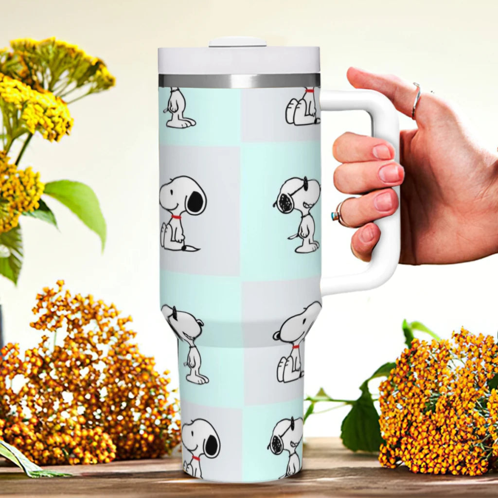 304 Stainless Steel Travel Cups for Car, Water Bottle, Tumbler, SnoAmendments, 40oz, 1200ml
