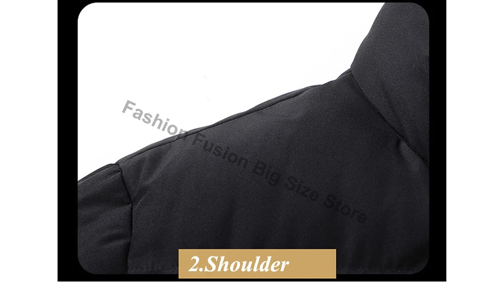 Veste d'hiver pour hommes, Parkas thermiques, manteaux décontractés, classiques, coupe-vent, vestes chaudes rembourrées, vêtements pour hommes