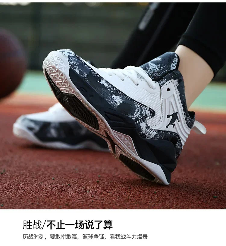 2025 chaussures de Basket-ball pour enfants baskets nouveaux garçons marque semelle épaisse antidérapant enfants chaussures de sport enfant garçon Basket formateur chaussures