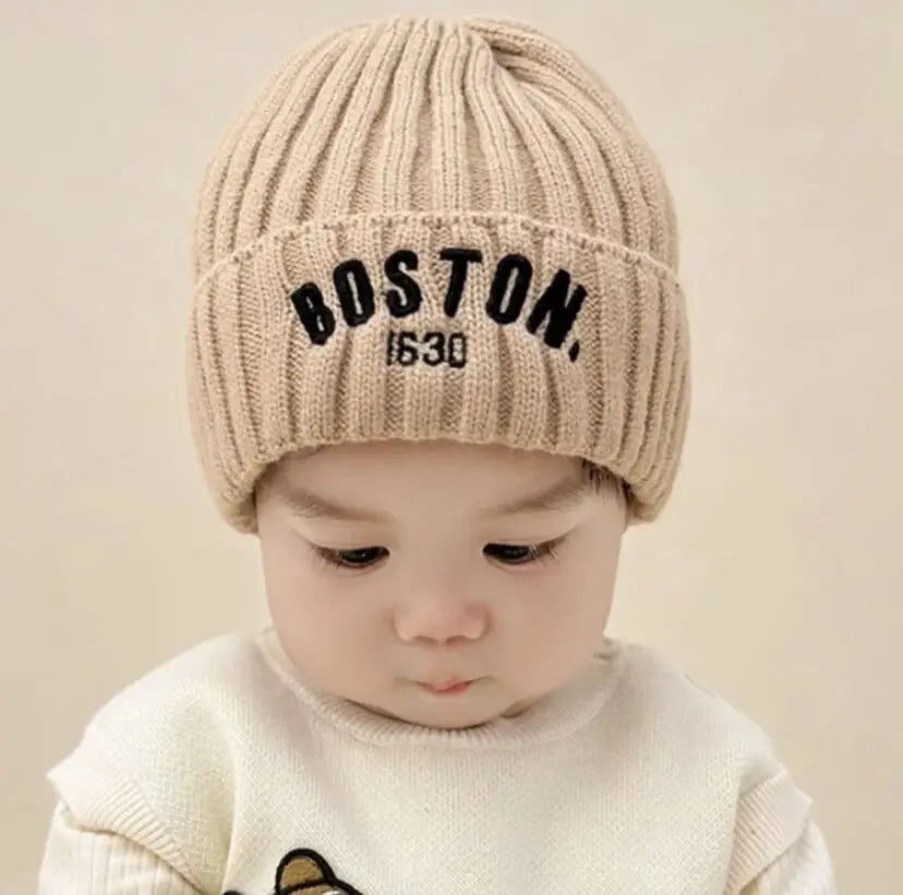 Chapeau de Protection en Laine pour Bébé, Épais et Chaud, Version Coréenne, Cadeau d'Hiver pour Enfant