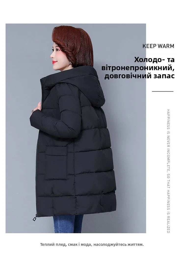 Thiened grande taille vers le bas coton Jaet vêtements d'hiver pour personnes d'âge moyen et ly et mère Sle manteau vêtements d'extérieur