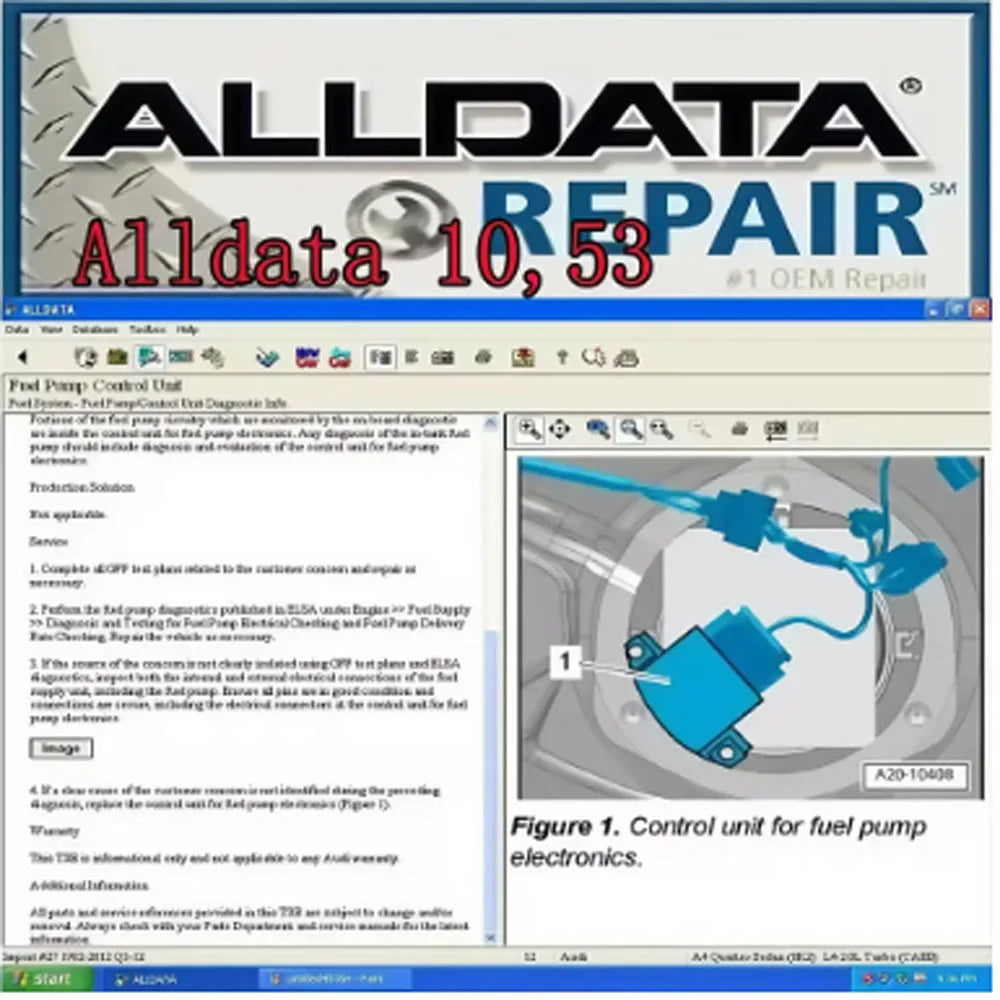 2025 Alldata 10.53 Logiciel de réparation automobile Données de voiture complètes avec diagrammes de câblage pour les besoins de diagnostic et d'entretien