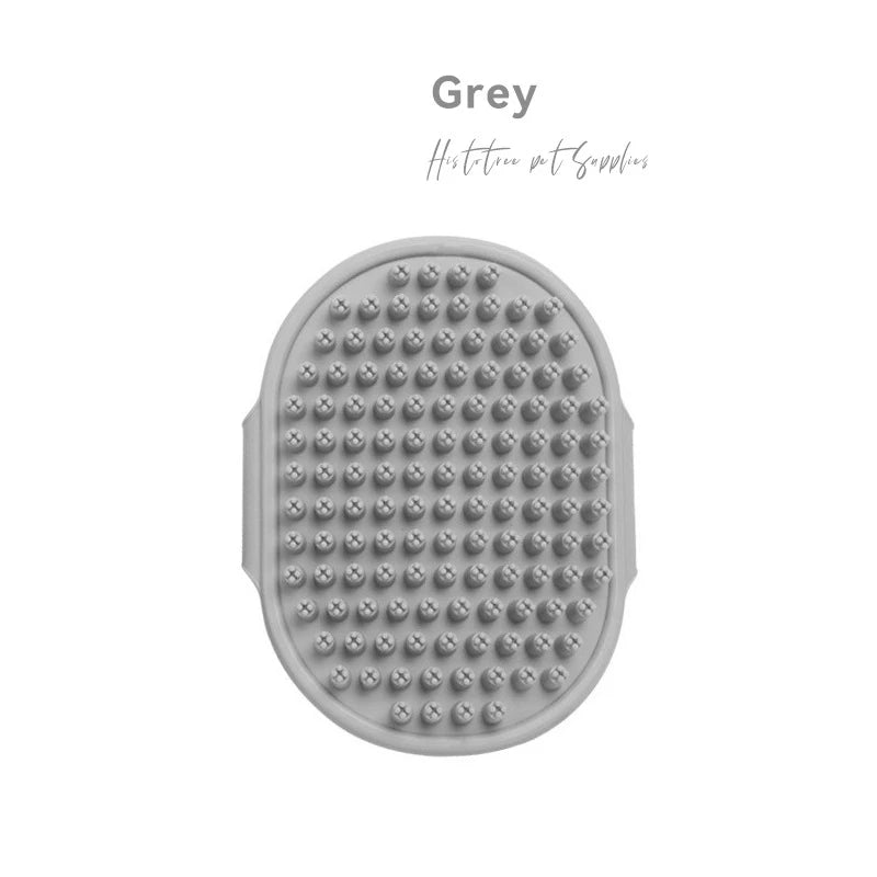 Peigne de Toilettage pour Chat et Chien, Brosse de Bain, pour Animaux de Compagnie, Perte, Énergie Apaisant, Poils en Caoutchouc, avec Poignée à Anneau Réglable