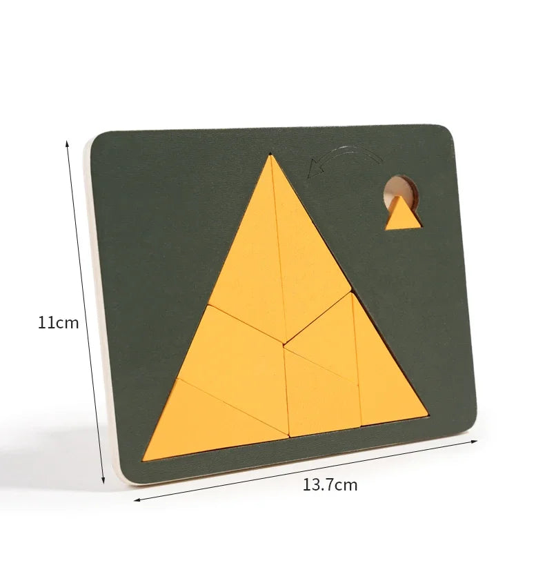 Puzzles géométriques en bois défi Impossible combustion du cerveau décompression esprit casse-tête Puzzle pour adultes enfants