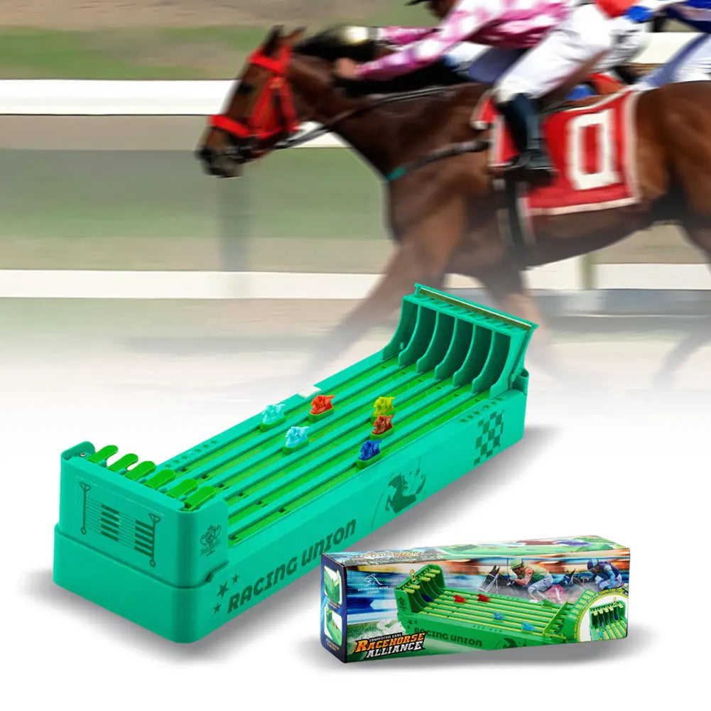 Jeu de société de course de chevaux électronique, jeu de bureau, ensemble de machines de course de chevaux, jouet coule pour fête de famille, batterie 62