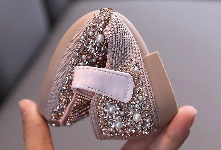 Sandales enfant en bas âge fille chaussures pour enfants perle strass brillant enfants chaussures bébé filles chaussures filles string sandales