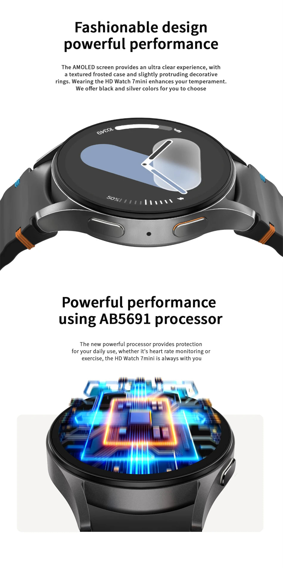 2025 nouvelle montre intelligente 7 Mini femmes GPS mouvement piste NFC AMOLED affichage boussole jeux de fréquence cardiaque Bluetooth appel montre étanche