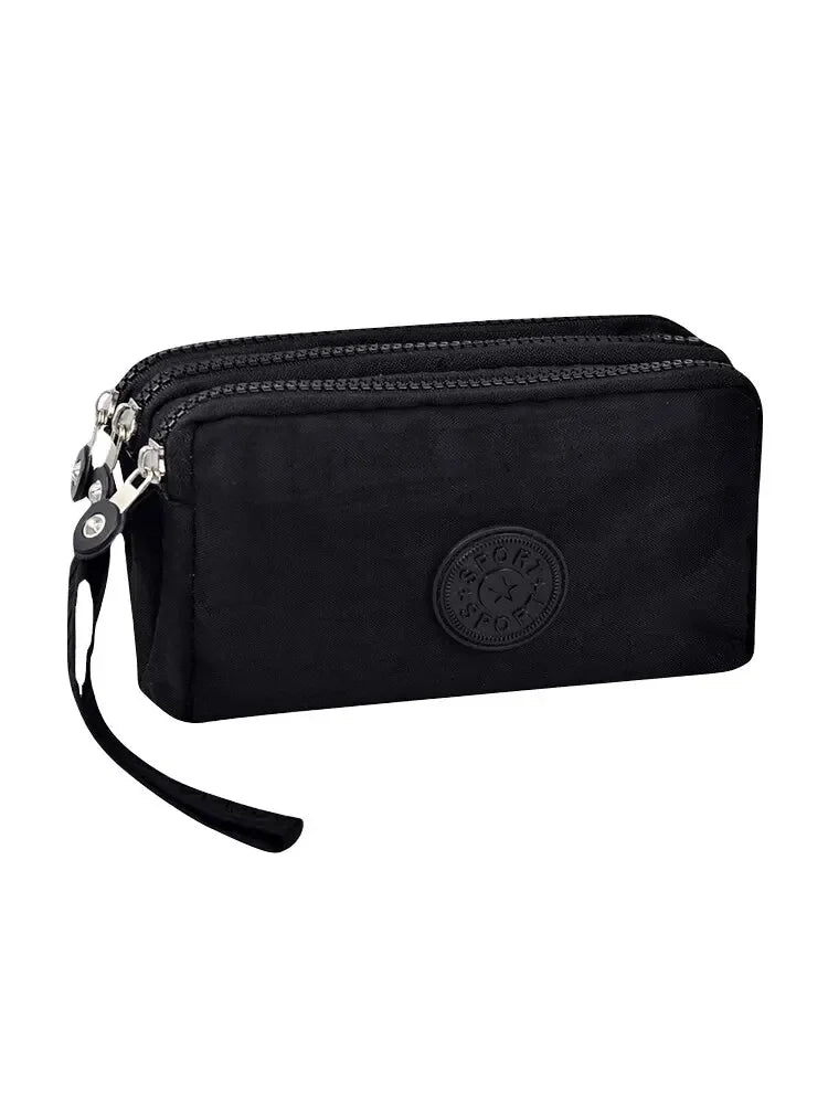 Hommes et femmes portefeuilles nouveau coréen grande capacité Portable Oxford tissu porte-monnaie étanche Portable