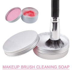 Nettoyeur de pinceaux de maquillage, shampoing, savon, brosse solide, nettoyage et barre, brosse cosmétique, élimine le nettoyage sale, tampon de taches de couleur