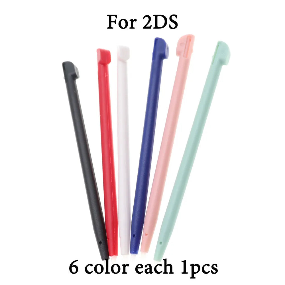 Plastic and metal touchscreen stylus, 1 set, for game consoles, compatible with Nintendo DS, Nintendo DS, Wii U, 2DS, 3DS XL, New 3DS XL, New 2DS XL