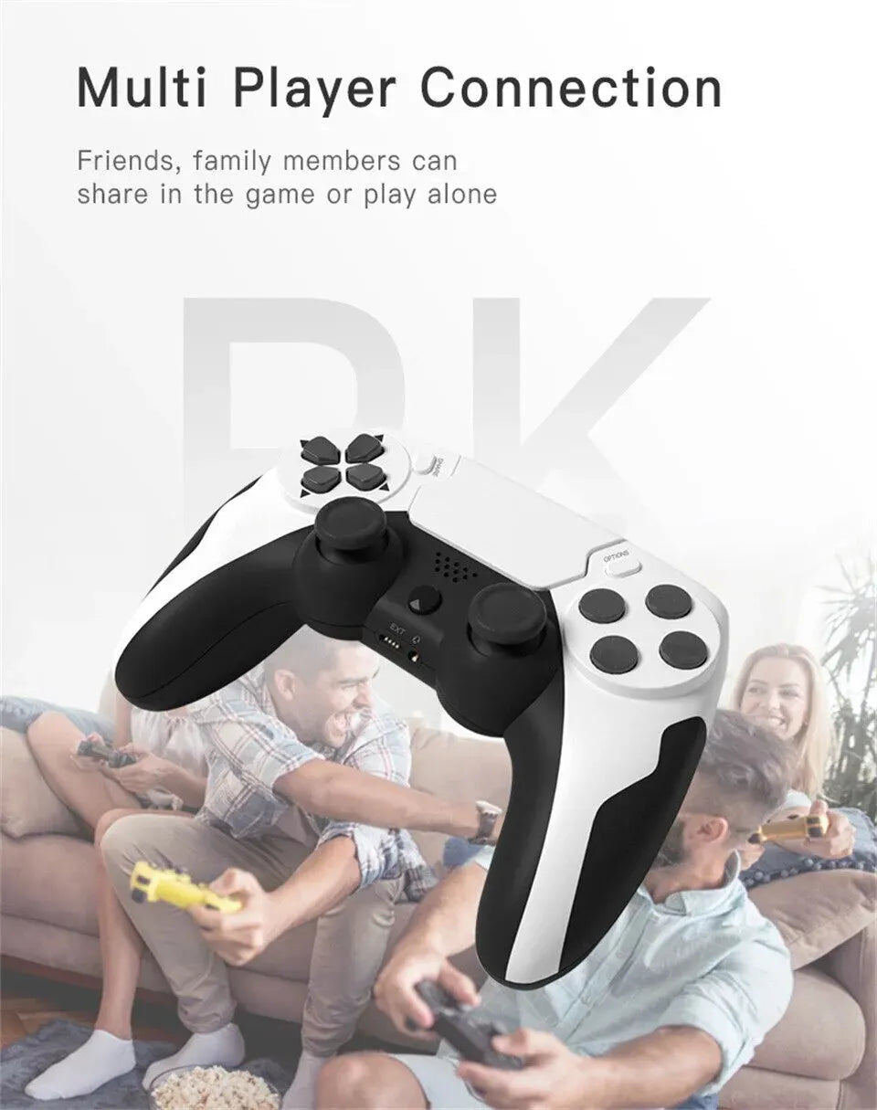 GAMINAlbanP48-Manette de jeu sans fil avec gyroscope à six axes, manette de jeu pour PS4, console PS3, gagne 7, 8, 10 touristes, vibration PC Joystick
