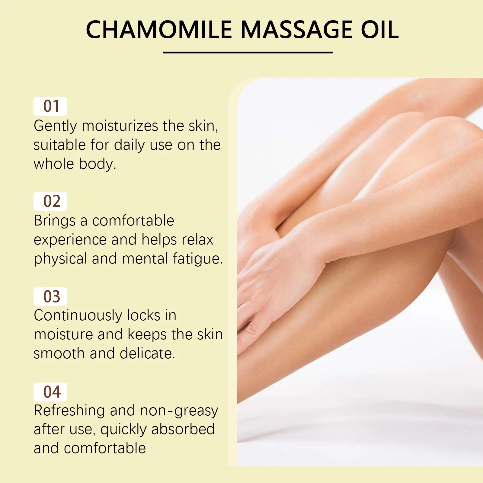 Huile AMP hydratante pour la peau lisse et nourrissante en profondeur, améliore l'humeur sèche et rugueuse, huile Linge relaxante, huile essentielle d'encens de Comuna pour le massage
