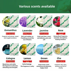 Sachets de parfum déodorants 50/100 pièces, parfaits pour les armoires, les voitures et les parfums domestiques. Le parfum est expédié au hasard