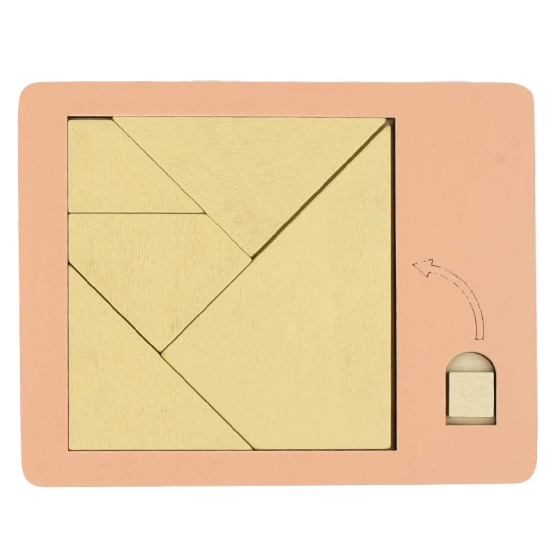 Puzzle en bois pour enfants, planche en bois, Montessori, apprentissage 3d, planches d'activités éducatives précoces, jouets pour enfants