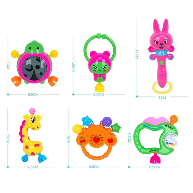 Hochet de développement précoce pour bébés de 0 à 12 mois, jouets de dentition pour nouveau-nés, jeux pour bébés, jouets, hochet de dentition