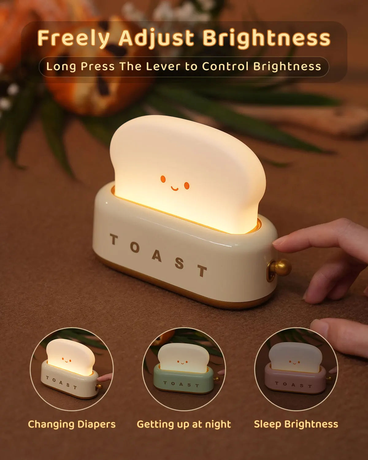 Veilleuses de réveil LED, veilleuse de chevet créative, lampe de bureau, éclairage intérieur, minuterie USB, lumière à intensité variable, cadeaux pour enfants
