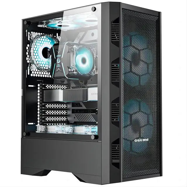 PC de jeu avec processeur A8-7680/512G SSD/16GB RAM 3200 mo DDR3/Windows 11 HD graphiques blanc pc gamer jeu mini pc
