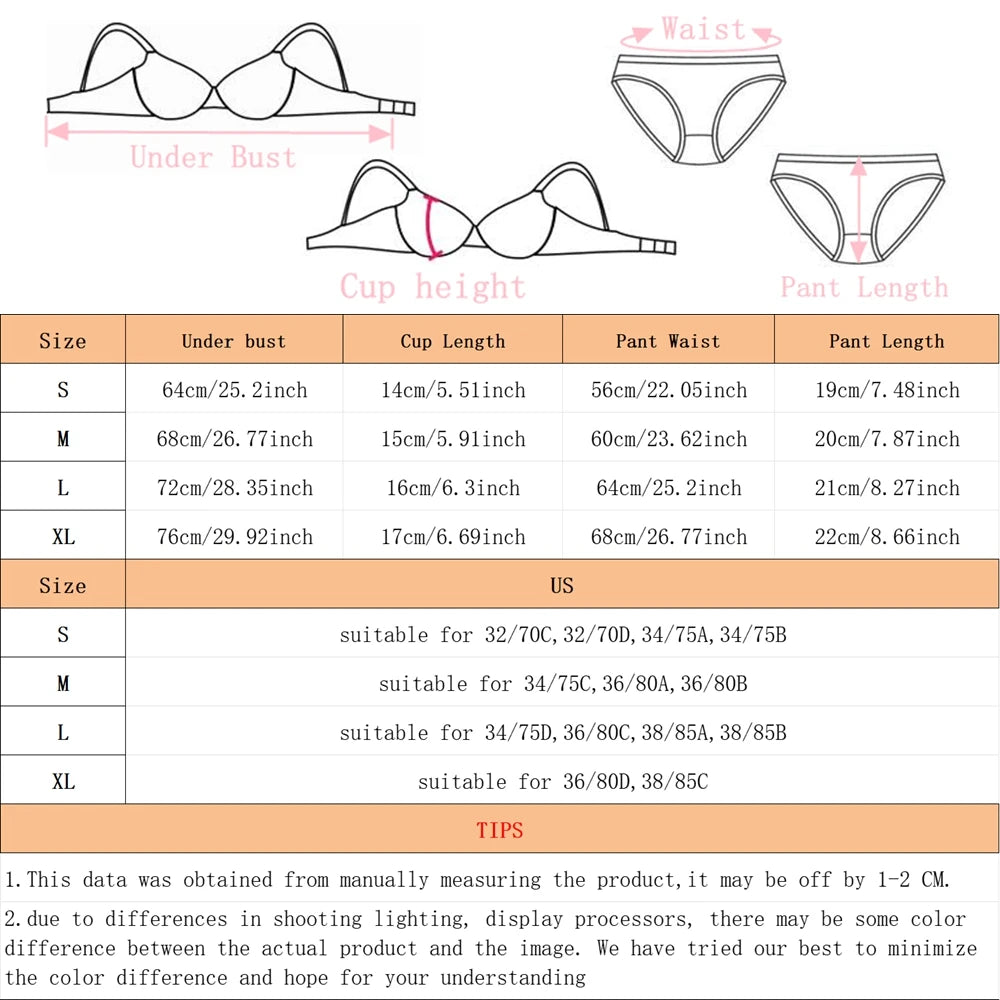Ensemble 2 pièces soutien-gorge et culotte Sexy en dentelle transparente, vêtements floraux à armatures, lingerie Push Up pour femmes