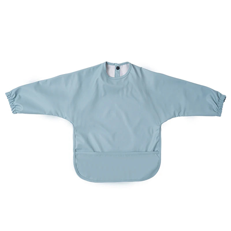 Bavoirs imperméables pour nouveau-né, bavoir blouse de peinture pour enfants à manches longues pour garçons et filles, tablier d'alimentation facile à nettoyer, articles pour bébé