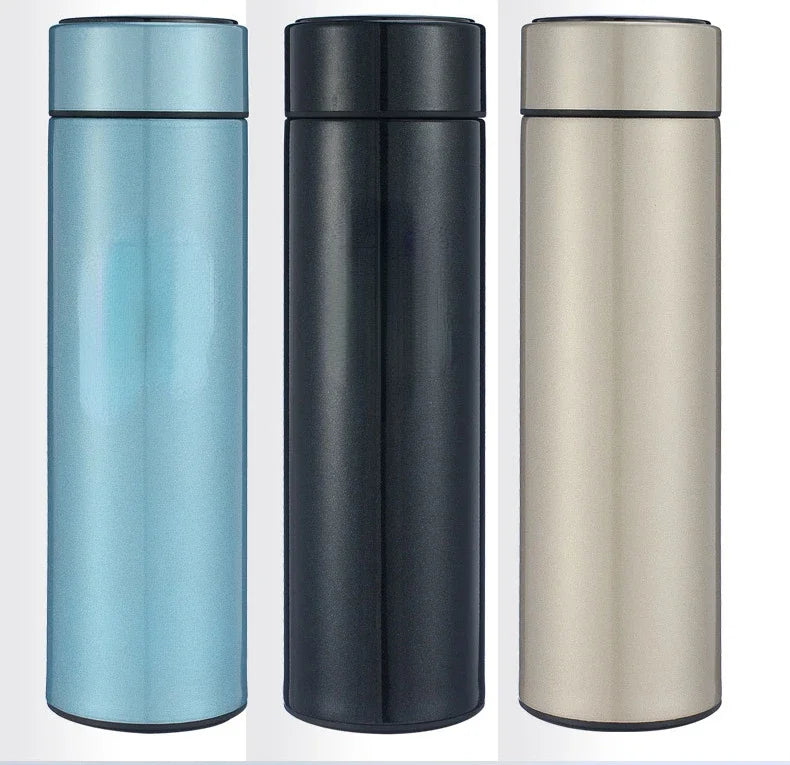 Bouteille Thermos en acier inoxydable de 500ml, avec affichage numérique de la température, tasse de mesure intelligente de la température, flacon sous vide
