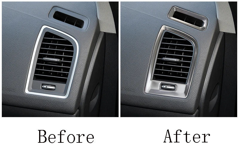 Pour Volvo XC60 2009-2017 accessoires d'intérieur automobile Console centrale AC tableau de bord sortie d'air clé de voiture panneau de démarrage revêtement d'habillage autocollant
