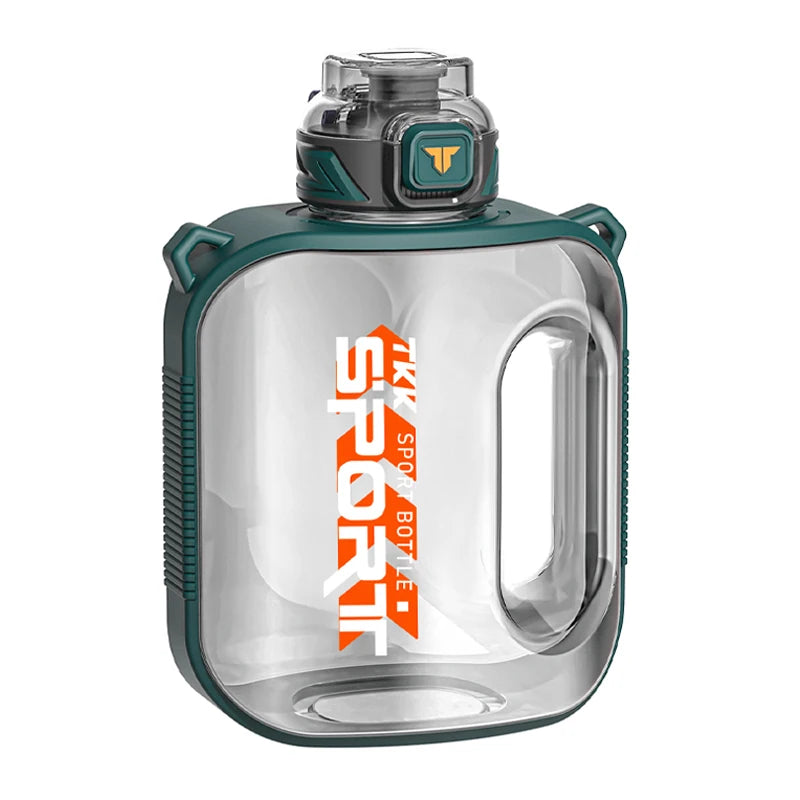 TKK 1/1.6/2L bouteille d'eau de sport TRITAN grande capacité tasse créative résistant à la chaleur en plein air adulte voyage bouilloire salle de sport Fitness cruches