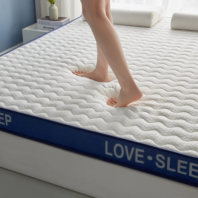 Matelas de lit Tatami pliable en Latex tricoté de qualité supérieure, pour dortoir d'étudiants, chambre à coucher, tapis de protection pour la maison