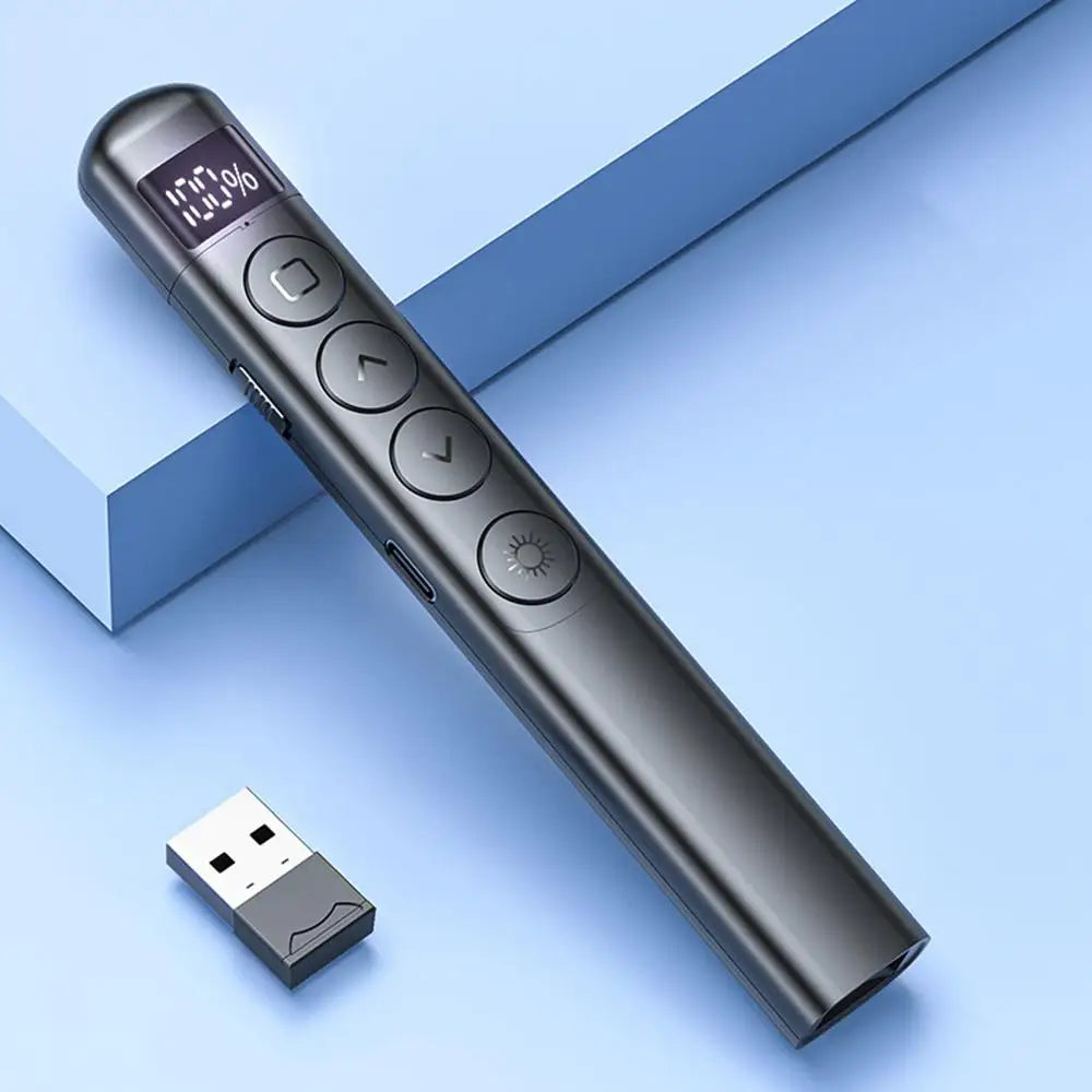 Wireless presentation pen with infrared remote control, USB laser pointer, PPT page turner, PowerPoint slide budget