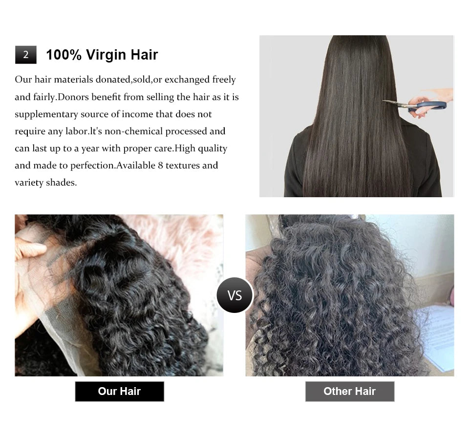 Perruque Lace Front Wig 100% naturelle, cheveux lisses, blond 250, pre-plucked, sans colle, densité 613, HD, ultraviolets