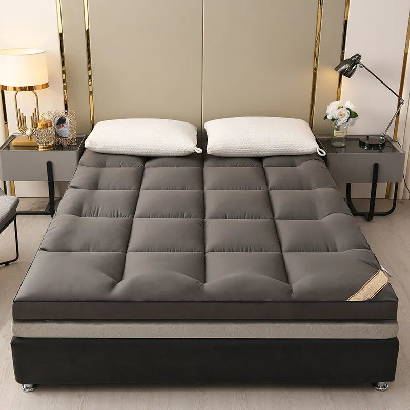 Coussin doux pliable d'été, couette, lit Tatami, matelas épais et doux, en plumes