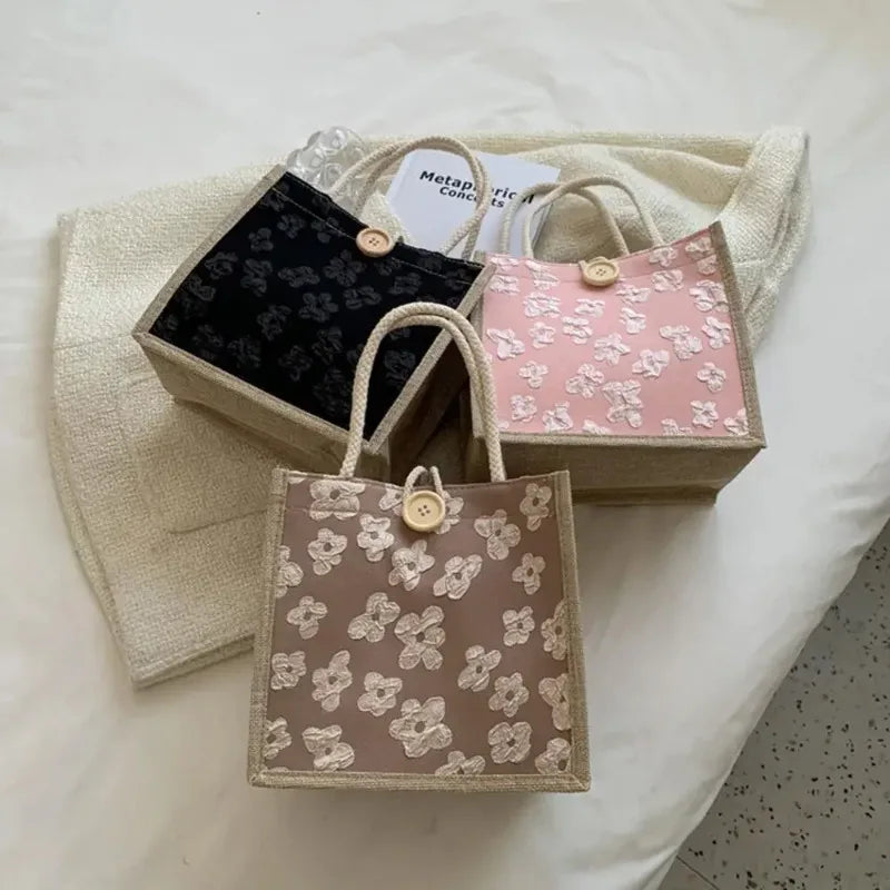 2025 sacs en lin sac à main pour femmes Shopper sac fourre-tout sac de créateur de mode pratique grande capacité pour voyage sac d'épicerie