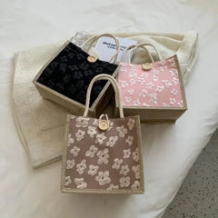 2025 sacs en lin sac à main pour femmes Shopper sac fourre-tout sac de créateur de mode pratique grande capacité pour voyage sac d'épicerie
