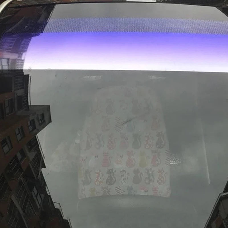 Pare-soleil pour pare-brise avant de voiture, 20x150cm, protecteur de pare-soleil, Film de teinte pour fenêtre solaire, isolation thermique, Film à couleur changeante universel