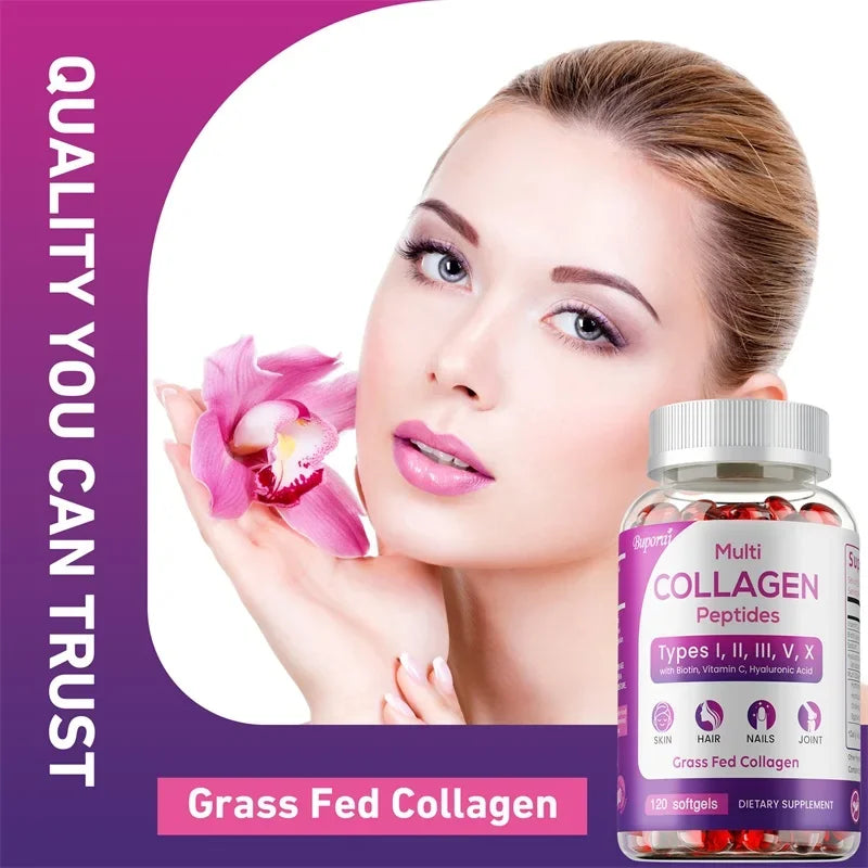 Peptides au collagène - Nutre la peau, Ralent le vieillissement, favorise les cheveux sains, les ongles forts et améliore la digestion intestinale