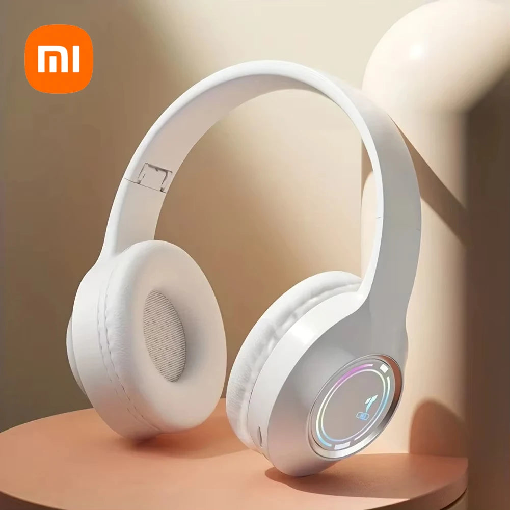 Xiaomi Bluetooth casque sans fil pliable casque sur l'oreille haute fidélité basse stéréo avec Microphone musique jeu casque