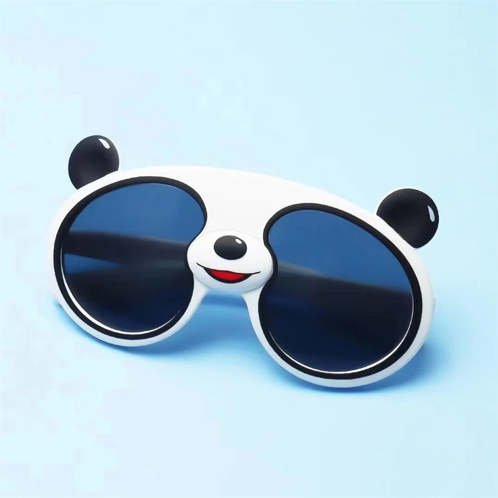 Lunettes de soleil de dessin animé pour enfants, Krasno-lunettes de soleil pour garçons et filles, protection extérieure en silicone, nuances UV400, cadeaux mignons