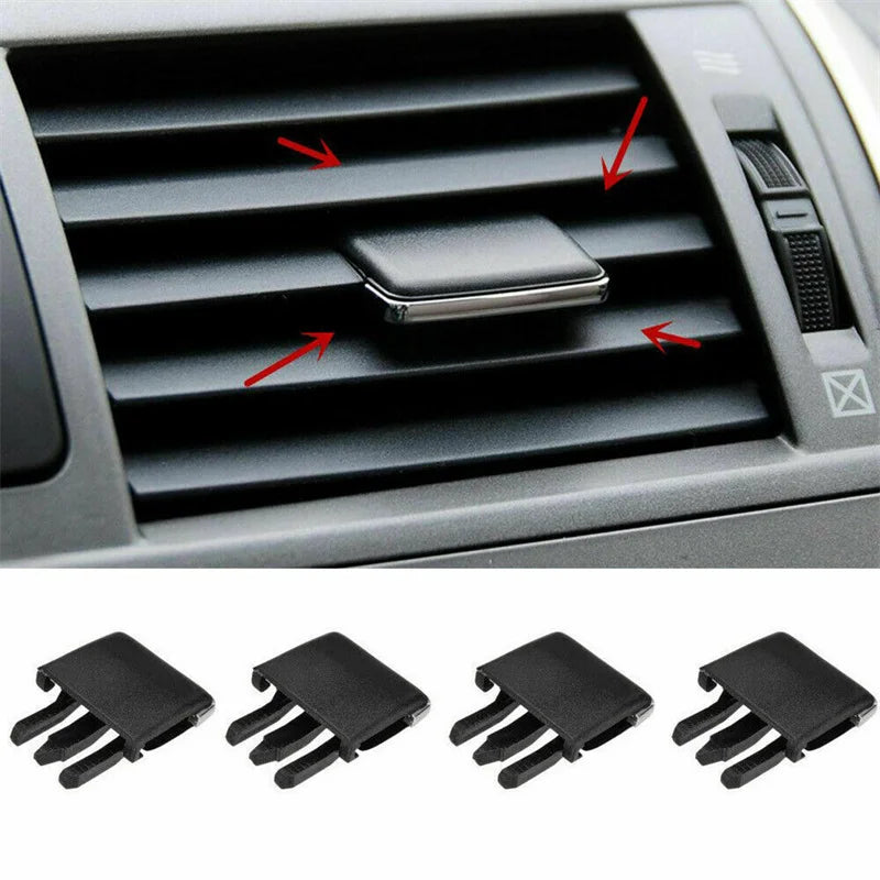 4 pièces Auto voiture climatisation évent voiture Center tableau de bord A/C évent Louvre lame tranche climatisation feuille Clips ensemble accessoires