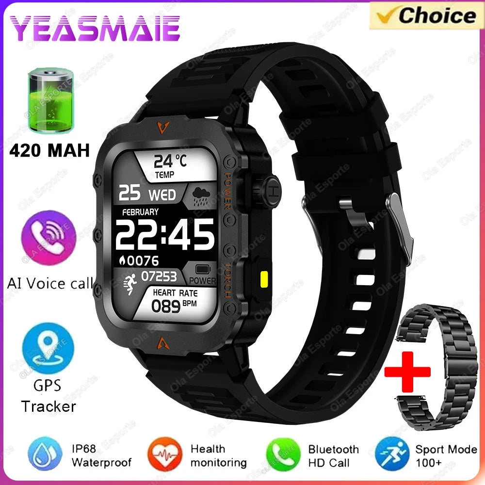 Montre intelligente de Sport en plein air avec éclairage Led hommes femmes montres Fitness Track ECG + PGG montre intelligente