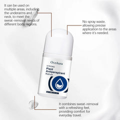 Déodorant anti-transpirant Roll-On, réduit la transpiration, dissolvant d'odeurs, aisselles, corps, bâton déodorant, séchage rapide, rafraîchissant durable pour hommes et femmes